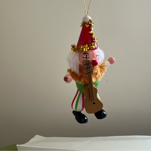 (3) KATHE WOHLFAHRT Ornament Rothenburg Germany Tags Wooden Clowns READ - Picture 2 of 9